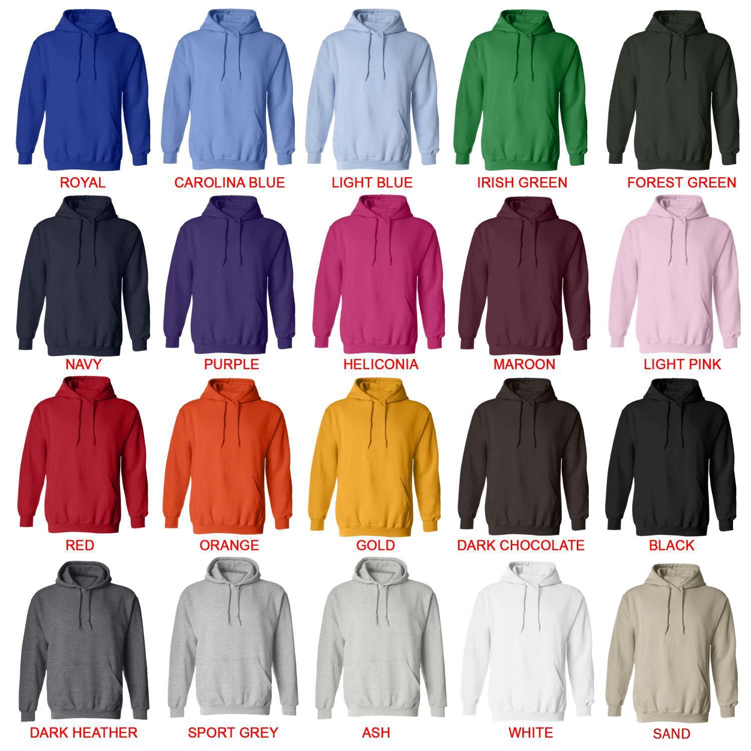 hoodie color chart - IDKHow Shop